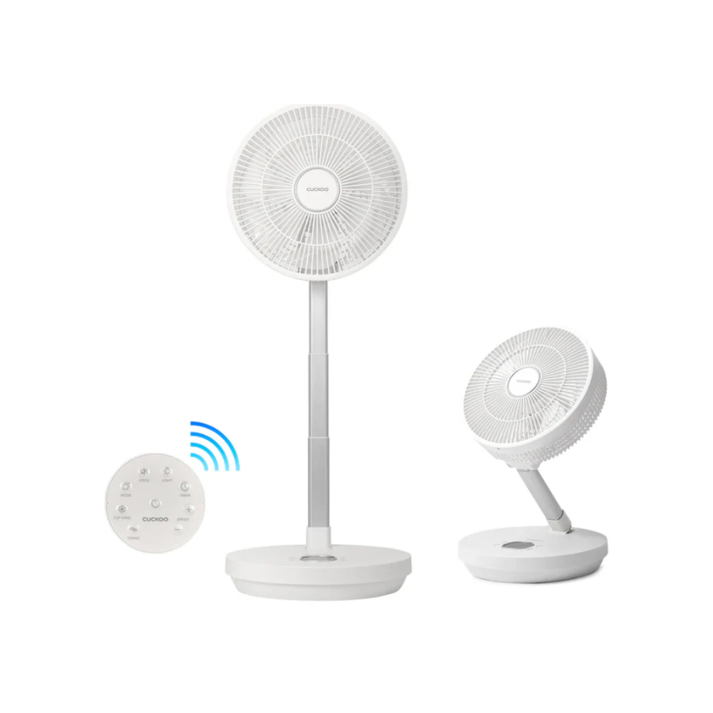 Cuckoo Cordless Foldable Air Circulator CF-ECL1010WH